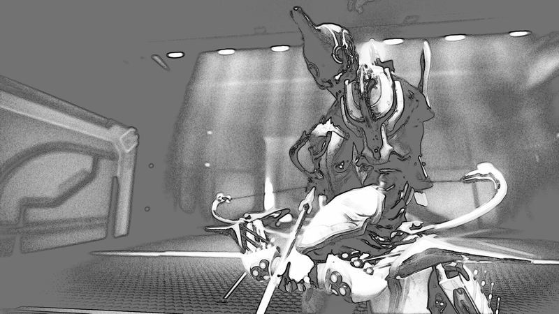 Beware my pencil-sketch Warframe.